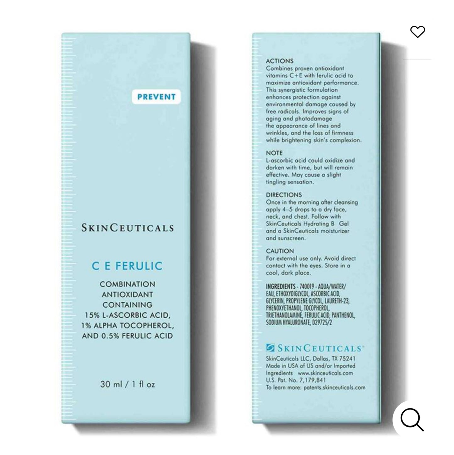 C E FERULIC® WITH 15% L-ASCORBIC ACID