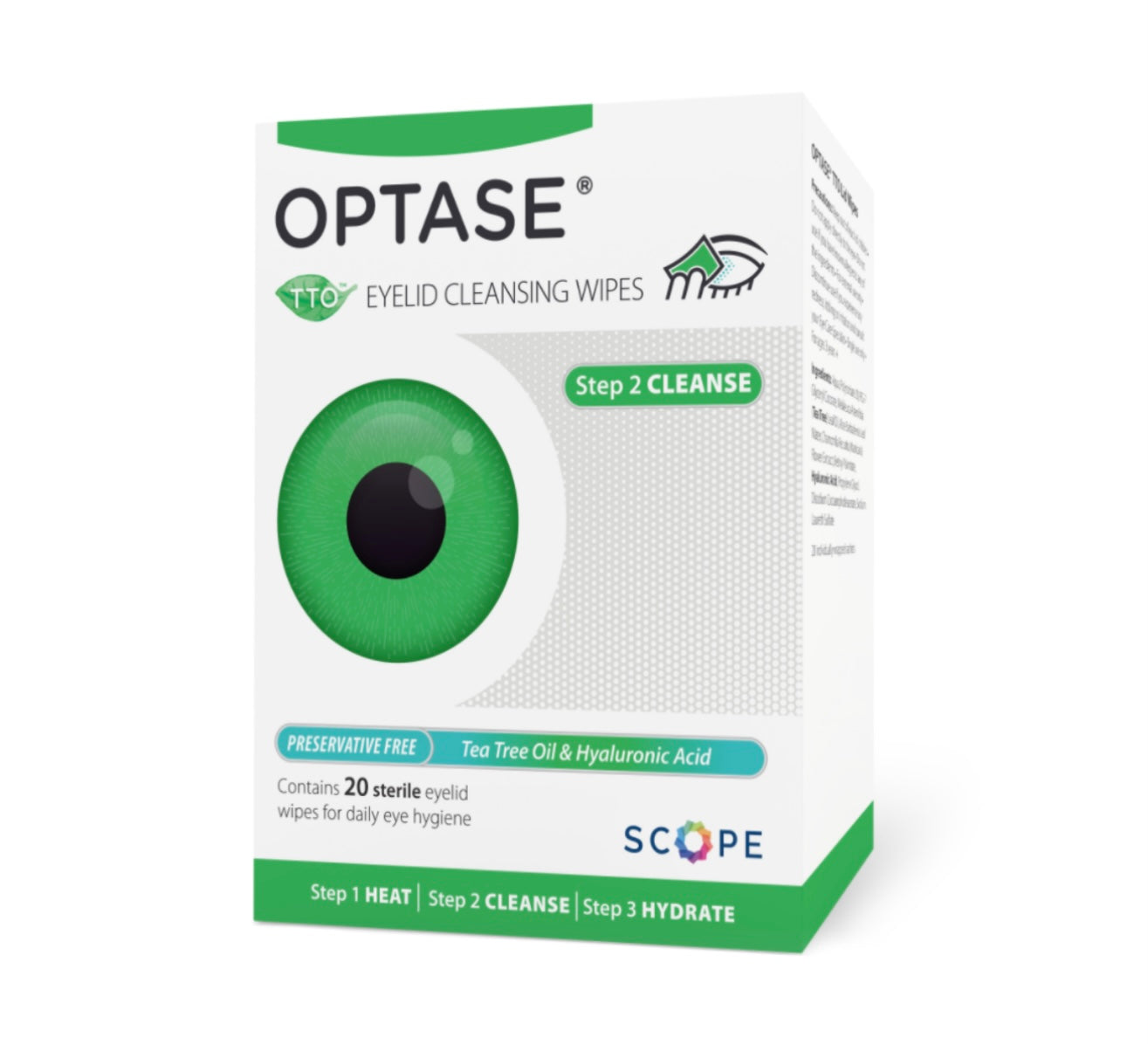 OPTASE TEA TREE OIL EYELID WIPES