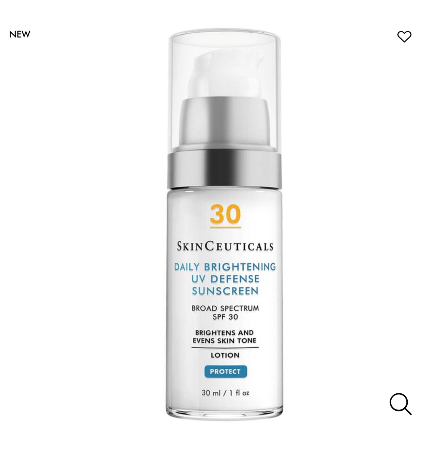 DAILY BRIGHTENING UV DEFENSE SUNSCREEN SPF 30